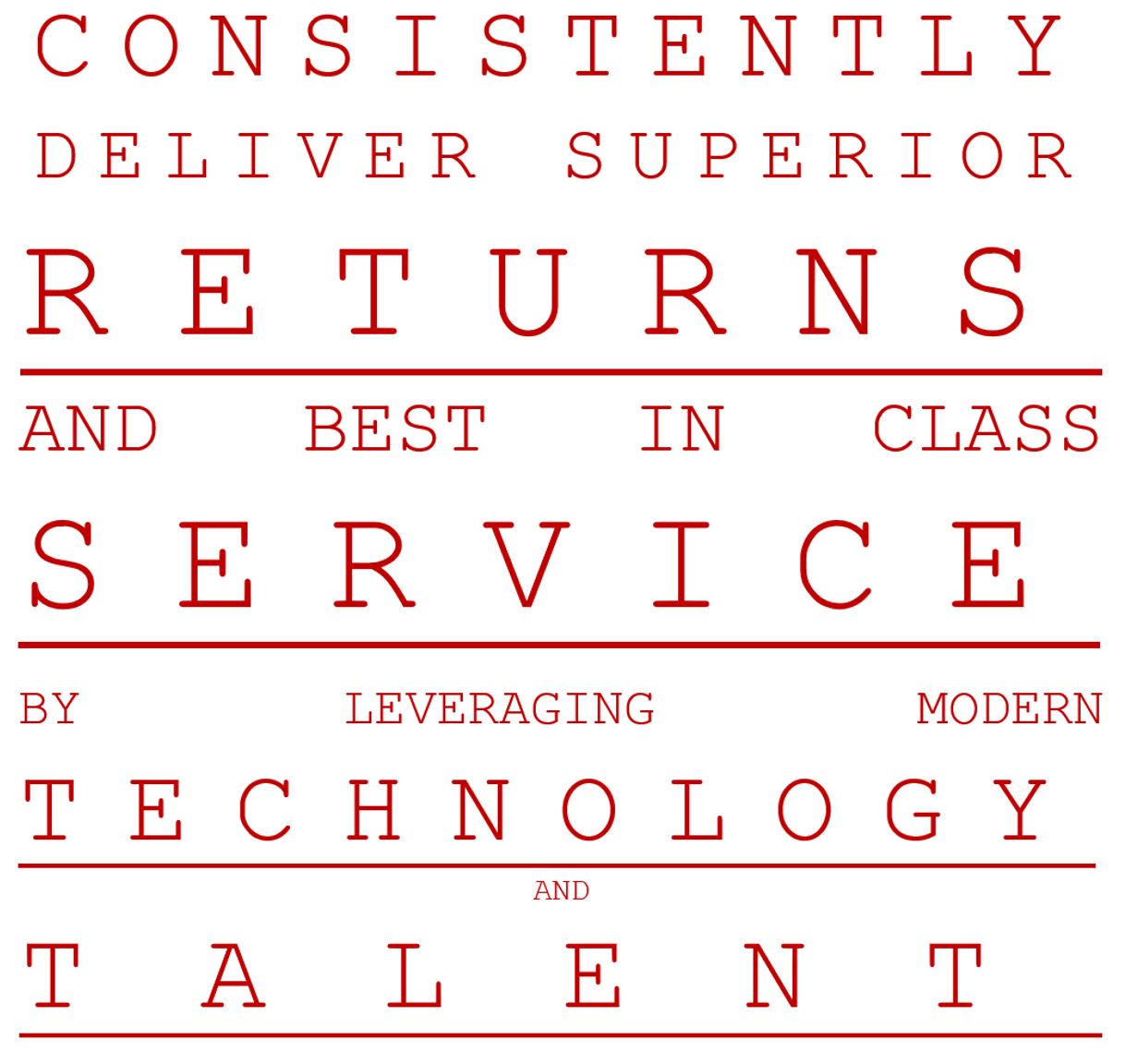 Our mission statement